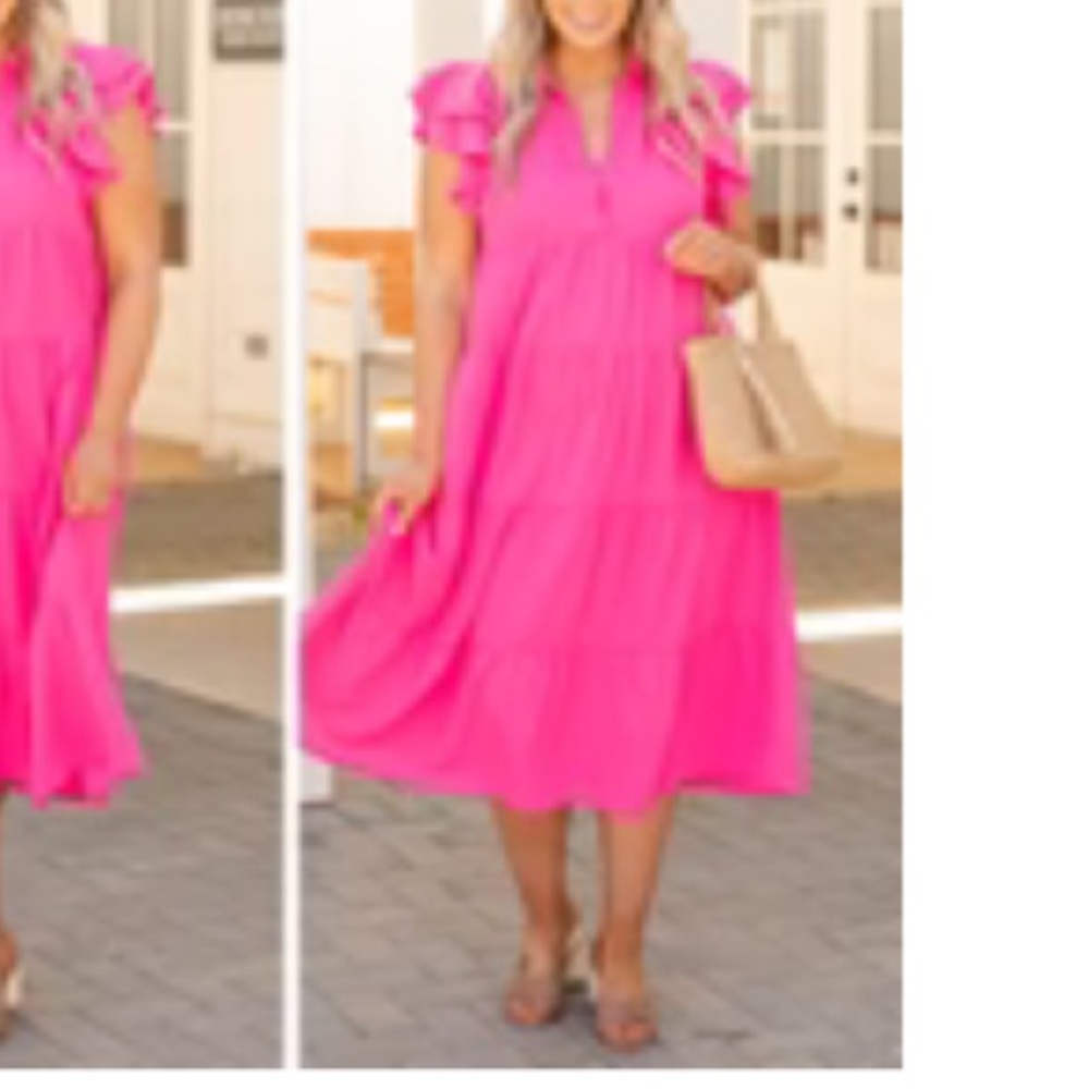 Excellent condition Hot Pink dress from Chic Soul